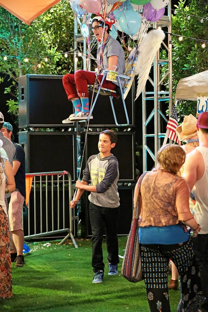 Joey Bragg and Tenzing Norgay Trainor on Liv & Maddie