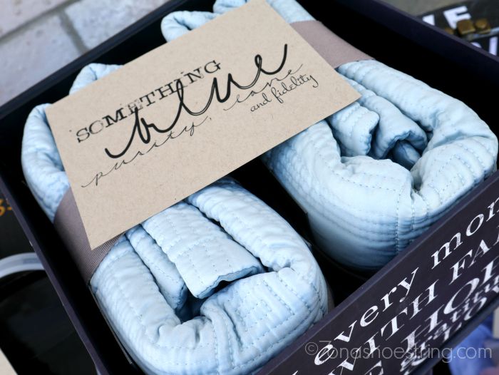 something blue wedding gift